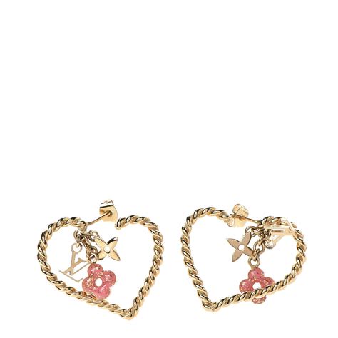 louis vuitton sweet monogram hoop earrings|louis Vuitton Monogram earrings.